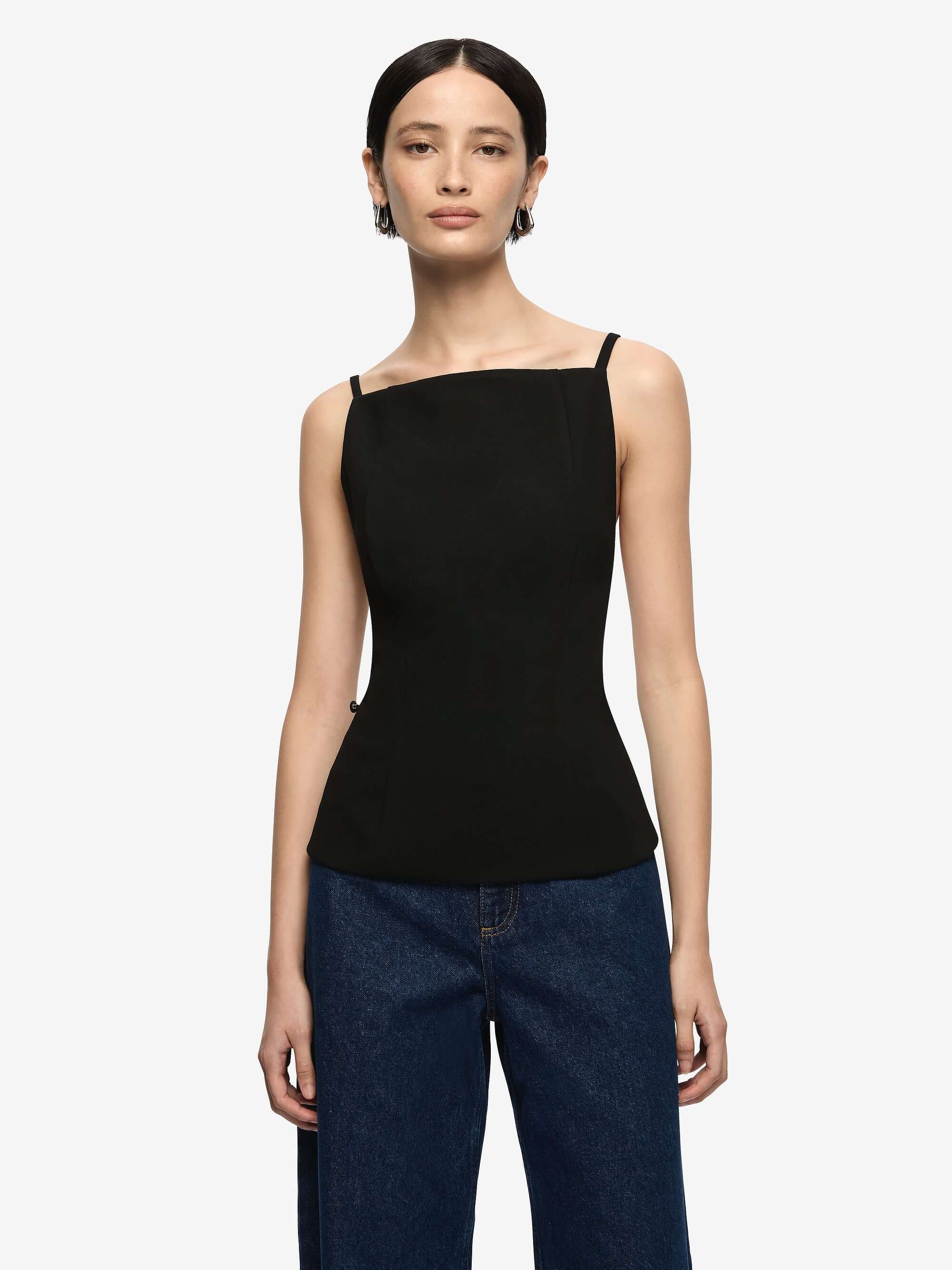 MOR BACKLESS TOP - BLACK - Image 3