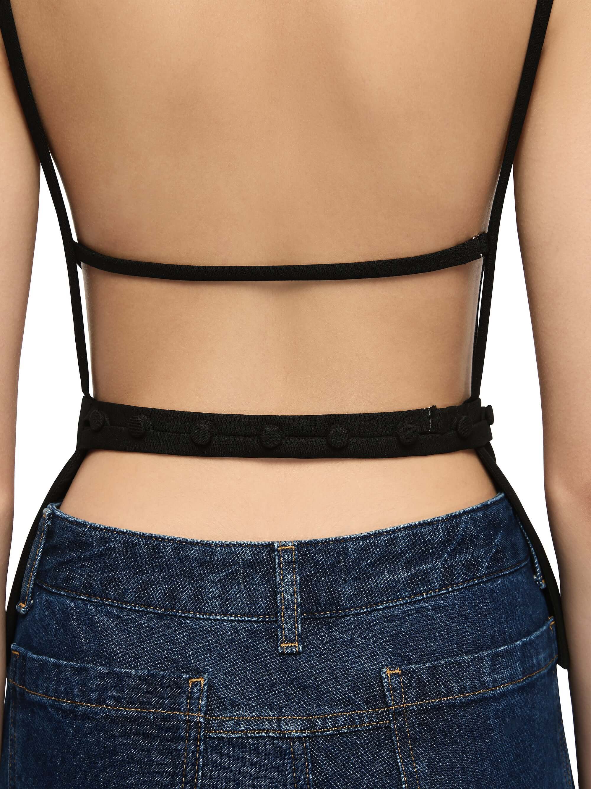 MOR BACKLESS TOP - BLACK - Image 6