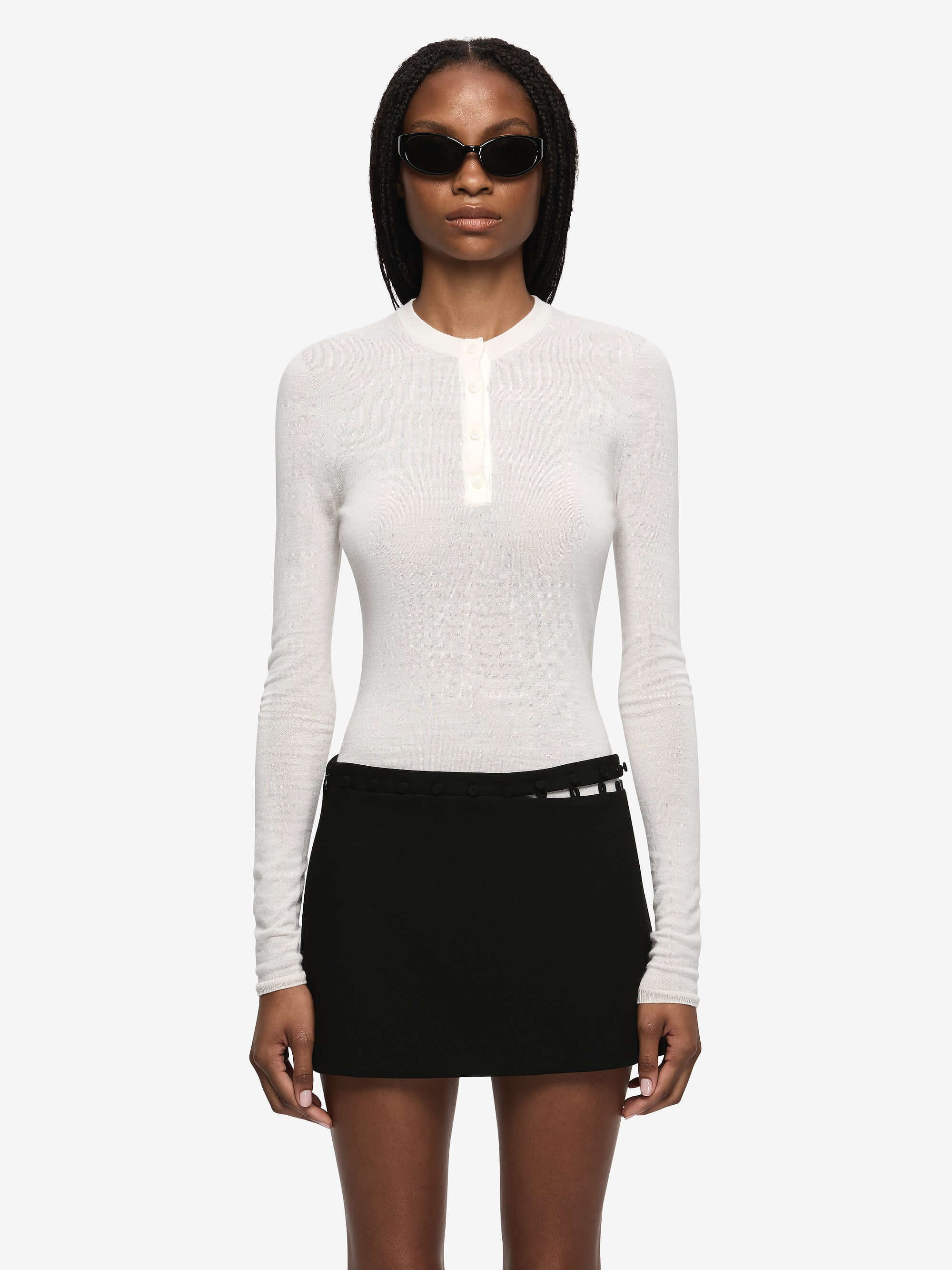 MOR MINI SKIRT  - BLACK - Image 2
