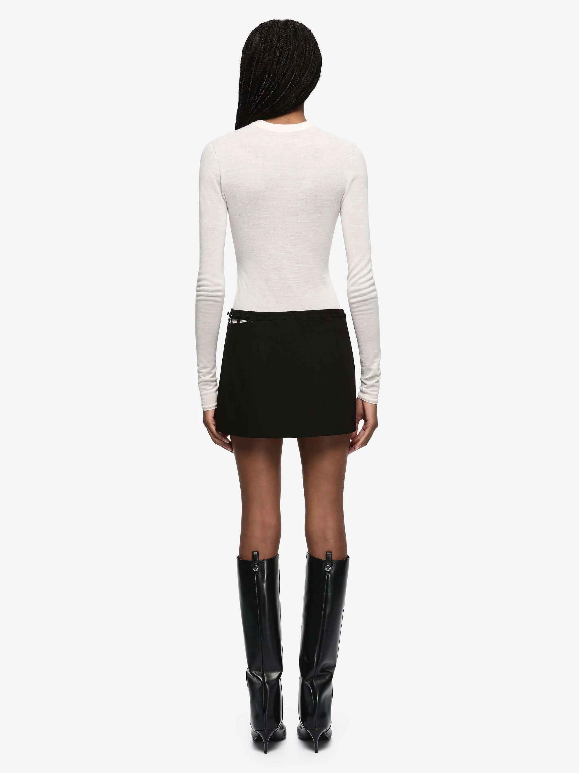 MOR MINI SKIRT  - BLACK - Image 5