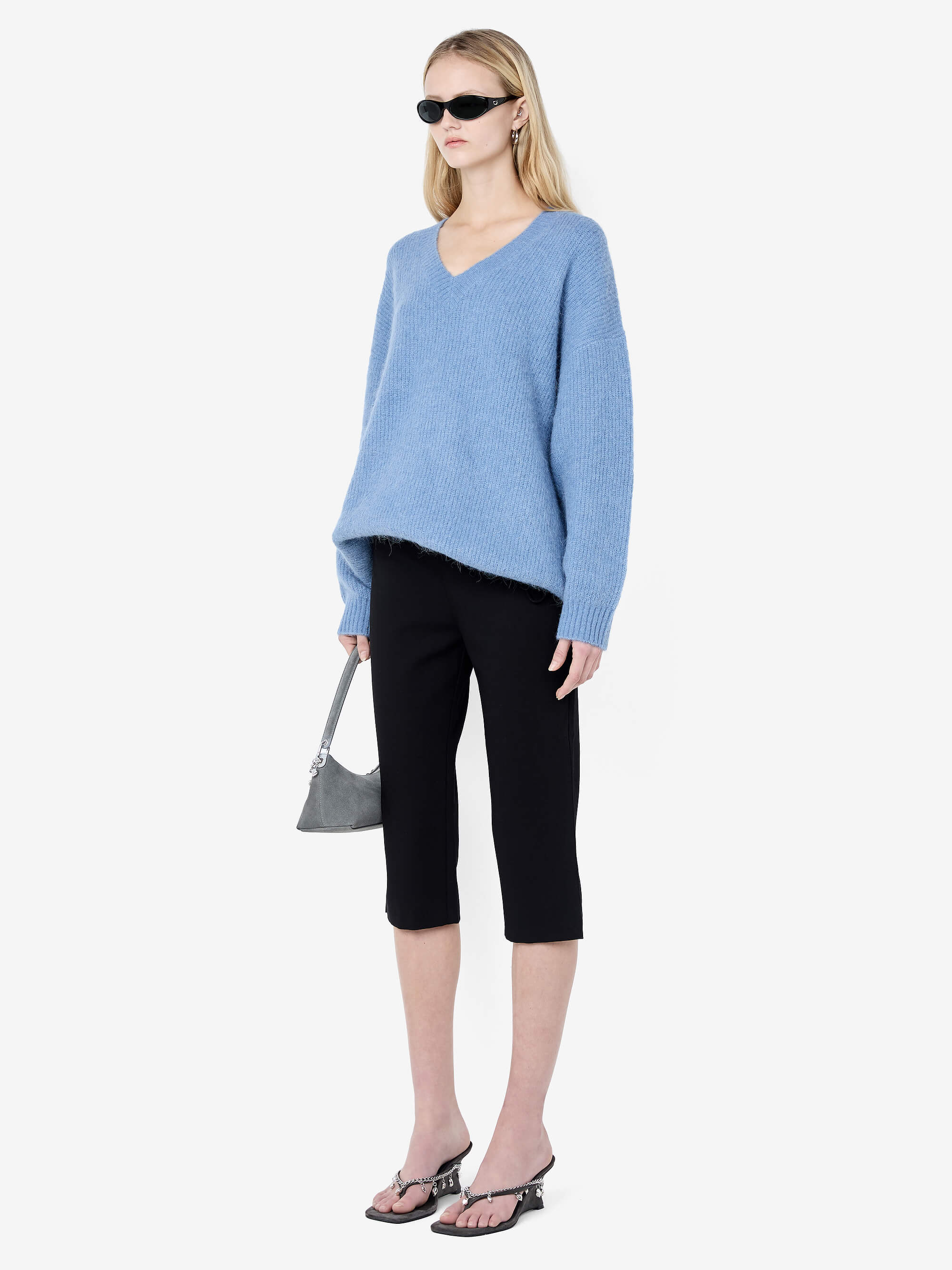 NOE OVERSIZED JUMPER - DENIM BLUE - Image 2