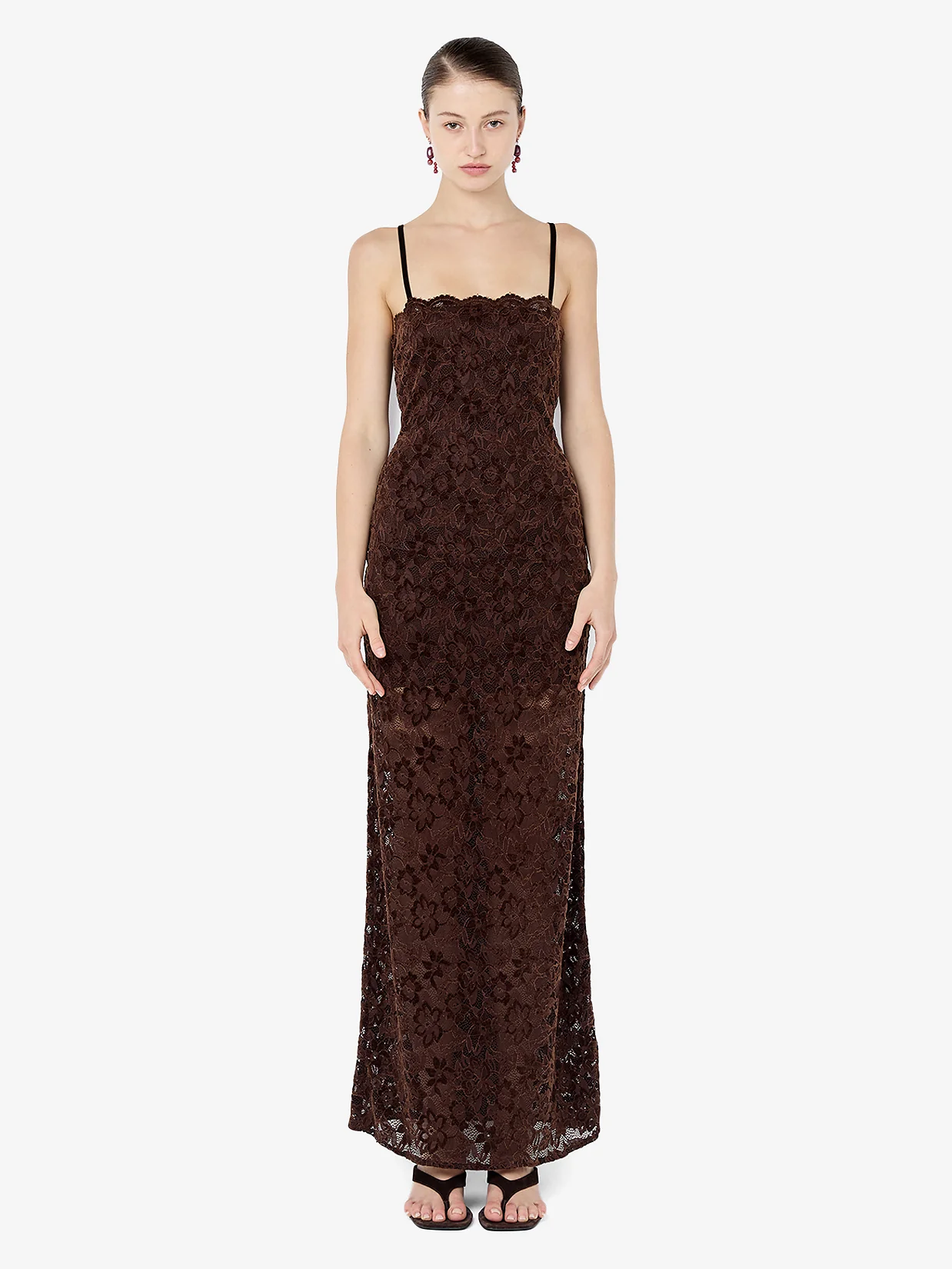 PAMELA MAXI DRESS - CHOC