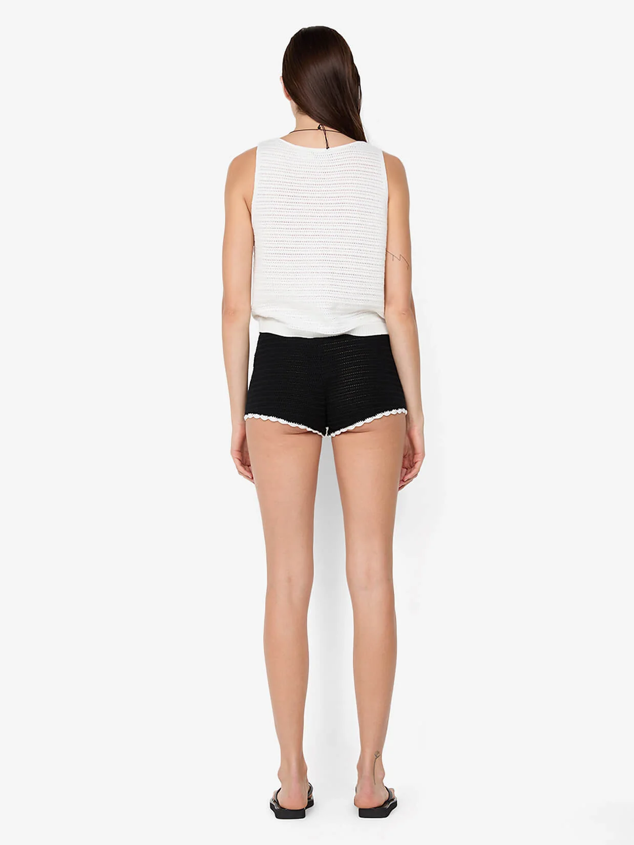 RAVYN V NECK VEST - WHITE - Image 3