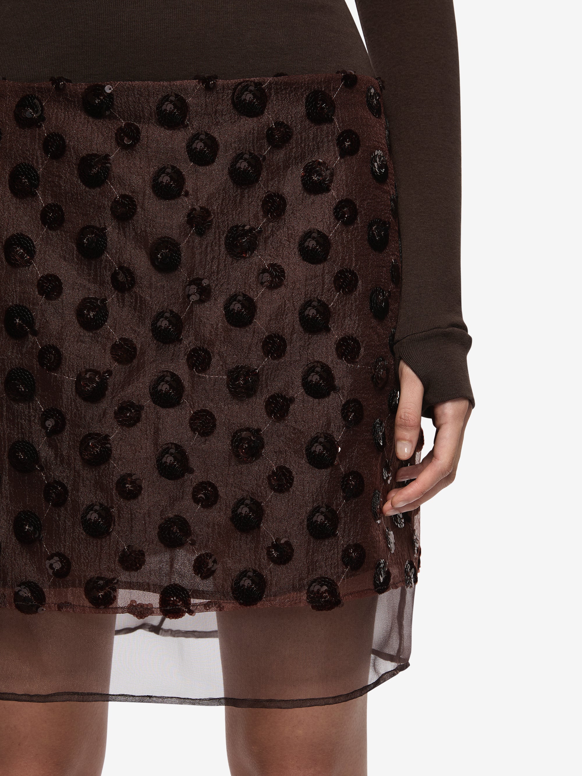 RHI MIDI SKIRT - PLUM - Image 2