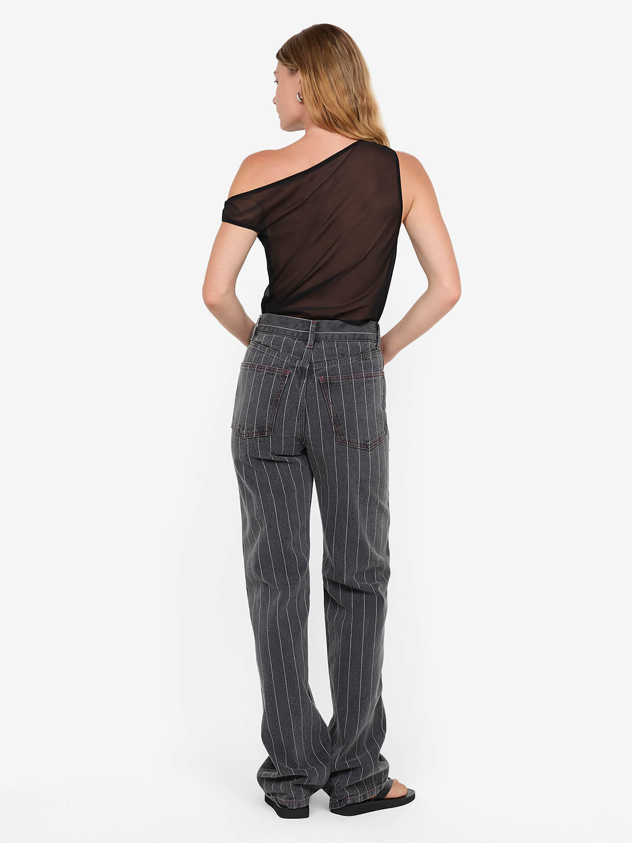 RHONE DRAPE TOP - BLACK - Image 3