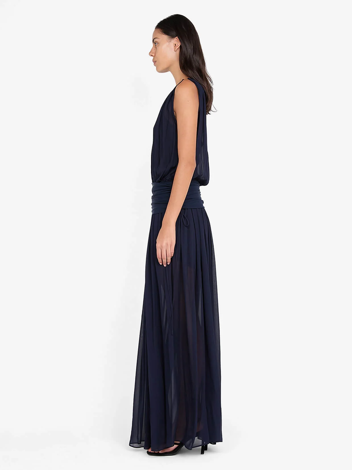 RHONE DROP WAIST DRESS - INK - Image 3