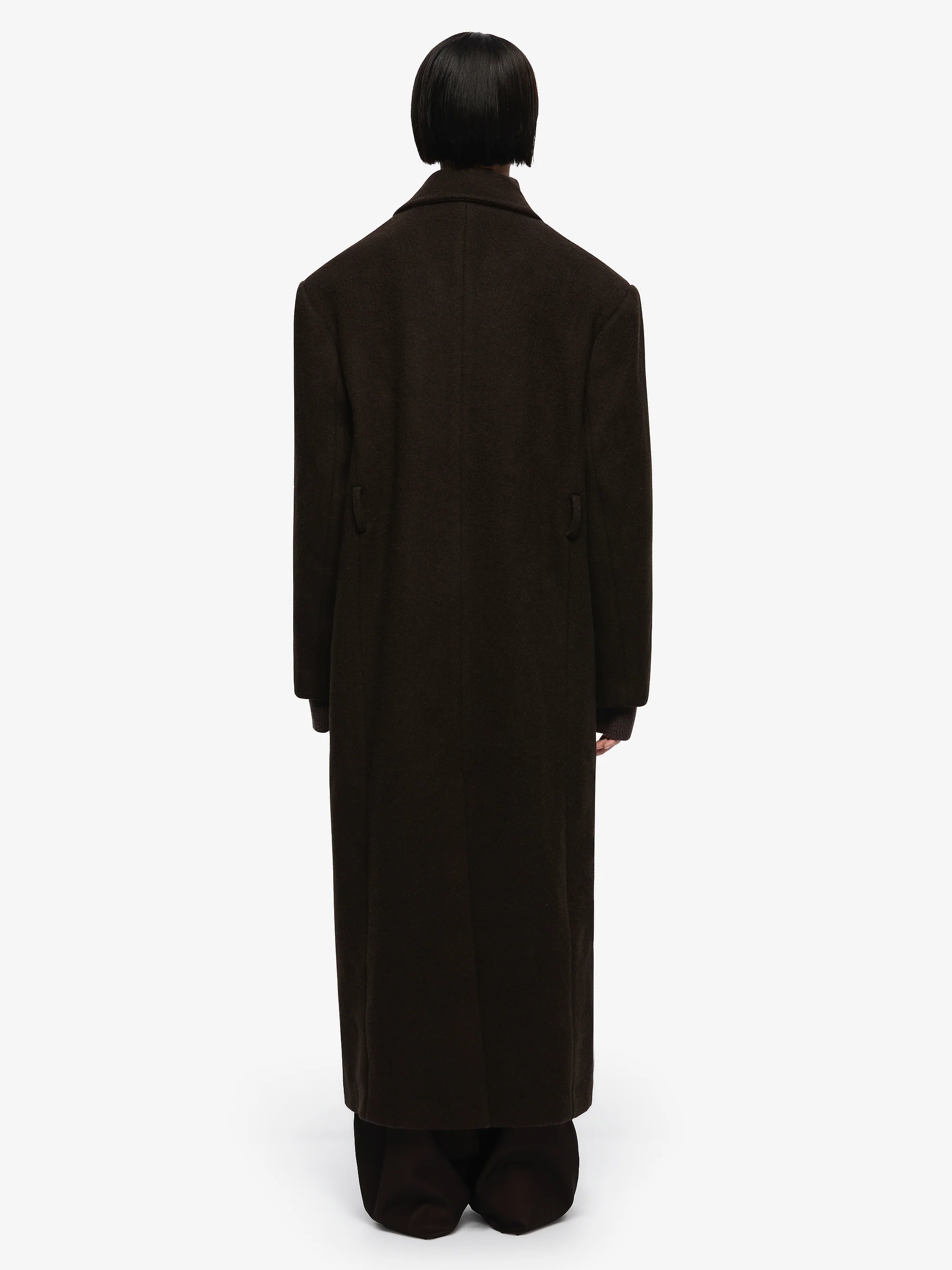 RUTHE WOOL COAT - DARK CHOCOLATE - Image 5