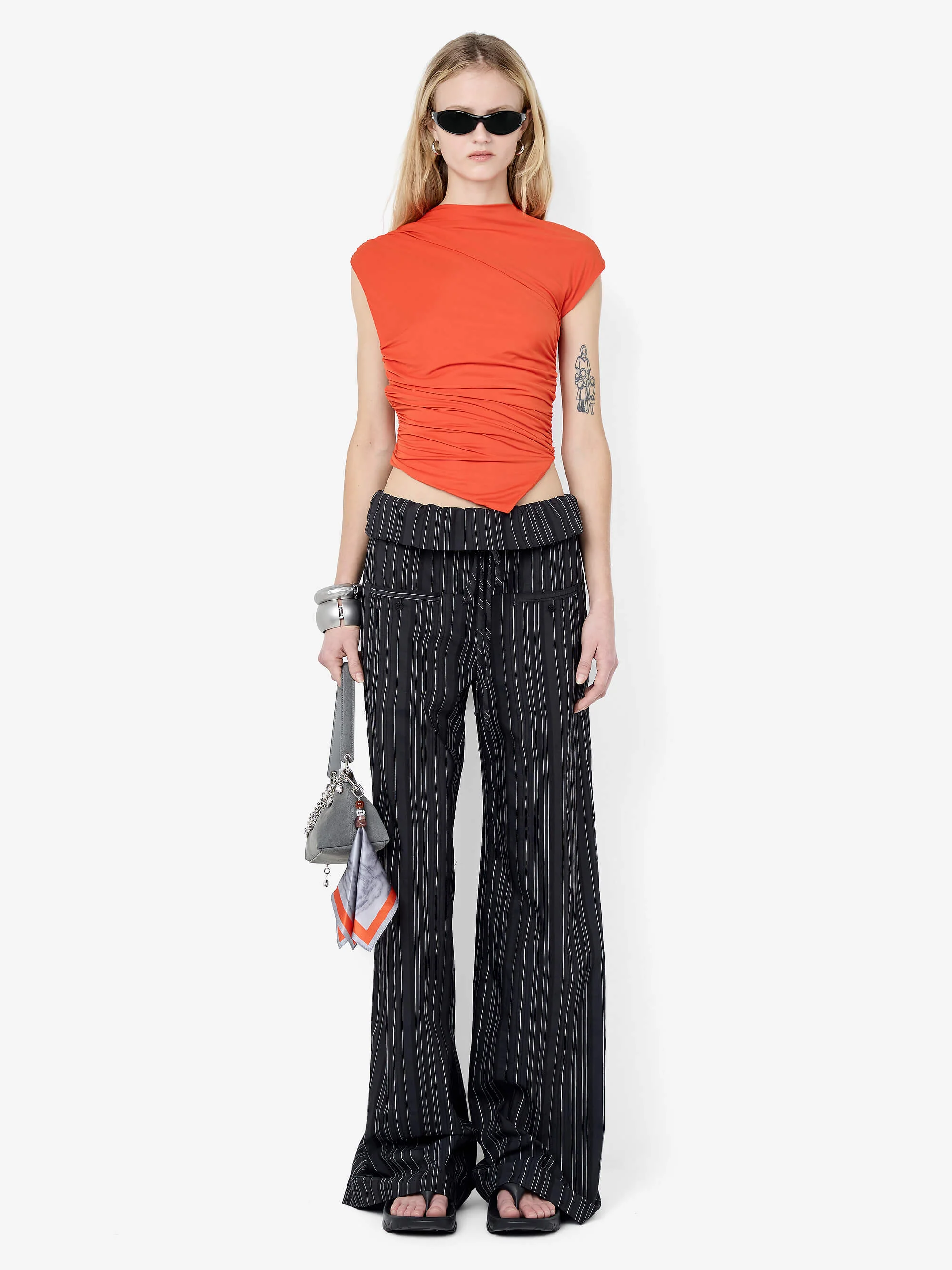 SOLENNE TOP - PERSIMMON