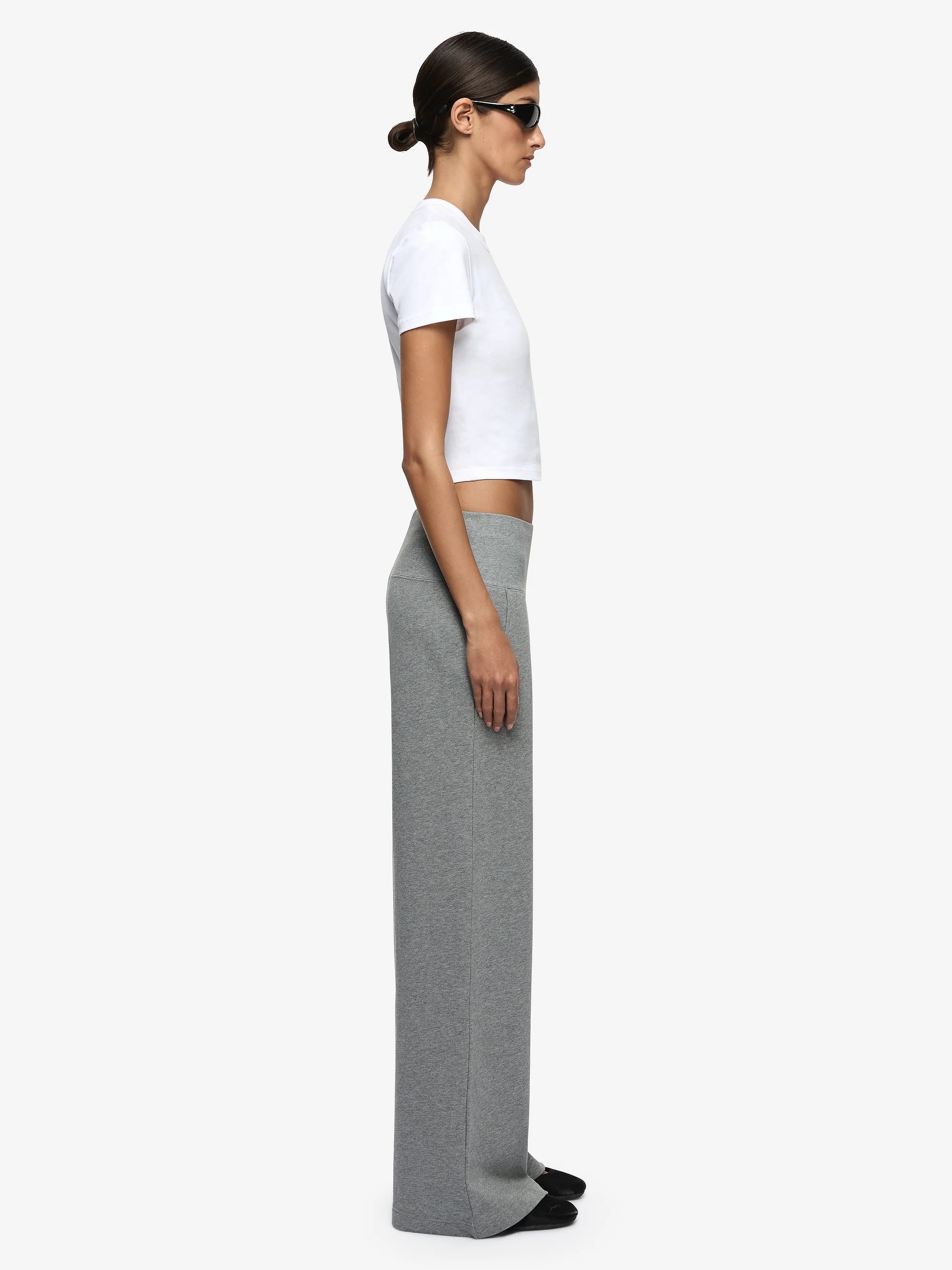 STEPH TRACK PANT - GREY MARLE - Image 4