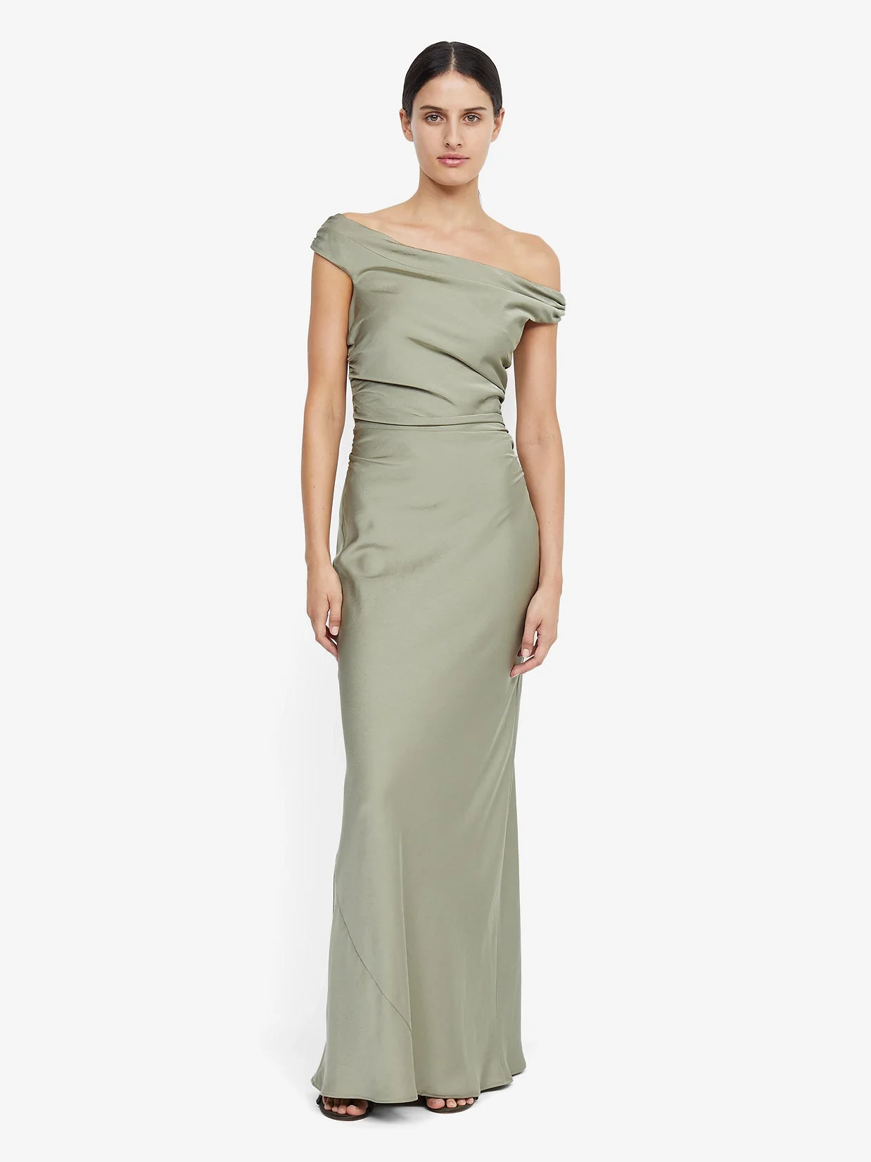 ETERNITY OFF SHOULDER MAXI - SAGE