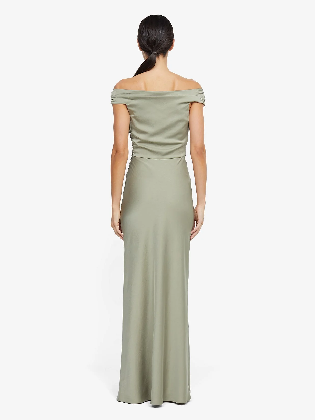 ETERNITY OFF SHOULDER MAXI - SAGE - Image 2