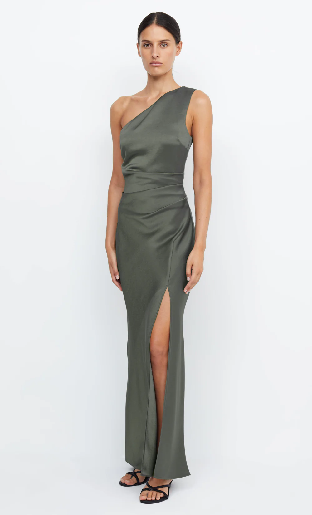 THE DREAMER ASYM DRESS - DARK WILLOW - Image 3