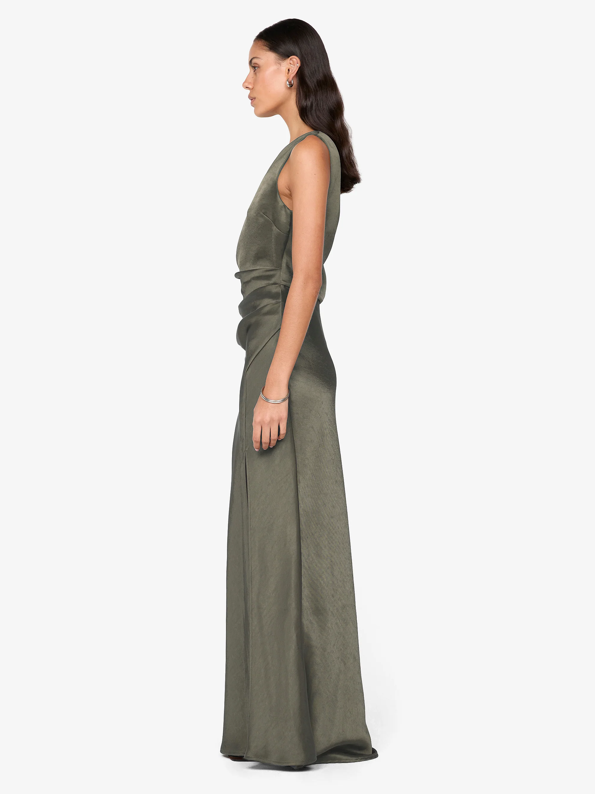 THE DREAMER ASYM DRESS - DK WILLOW - Image 3