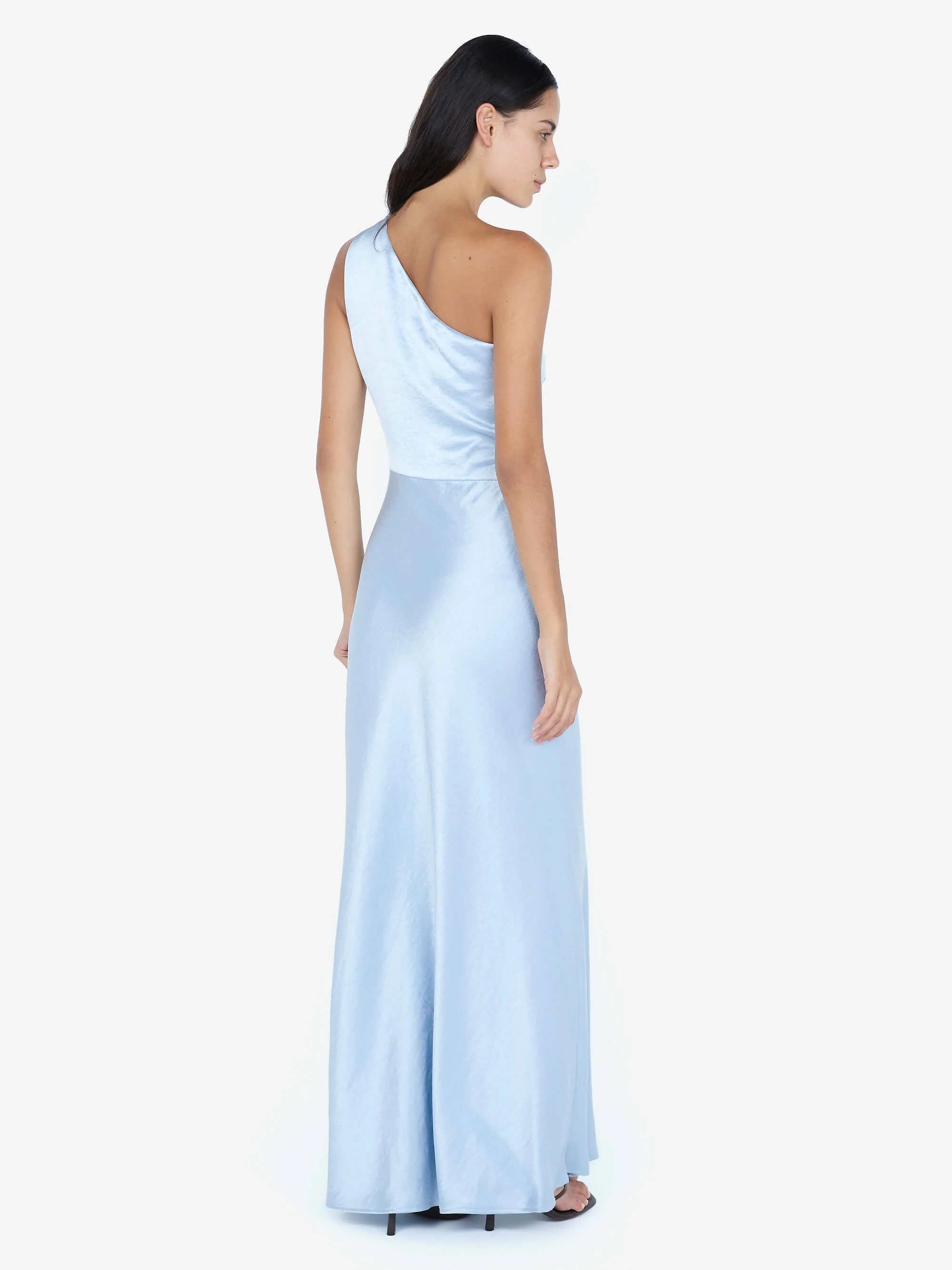 THE DREAMER ASYM DRESS - DUSTY BLUE - Image 4