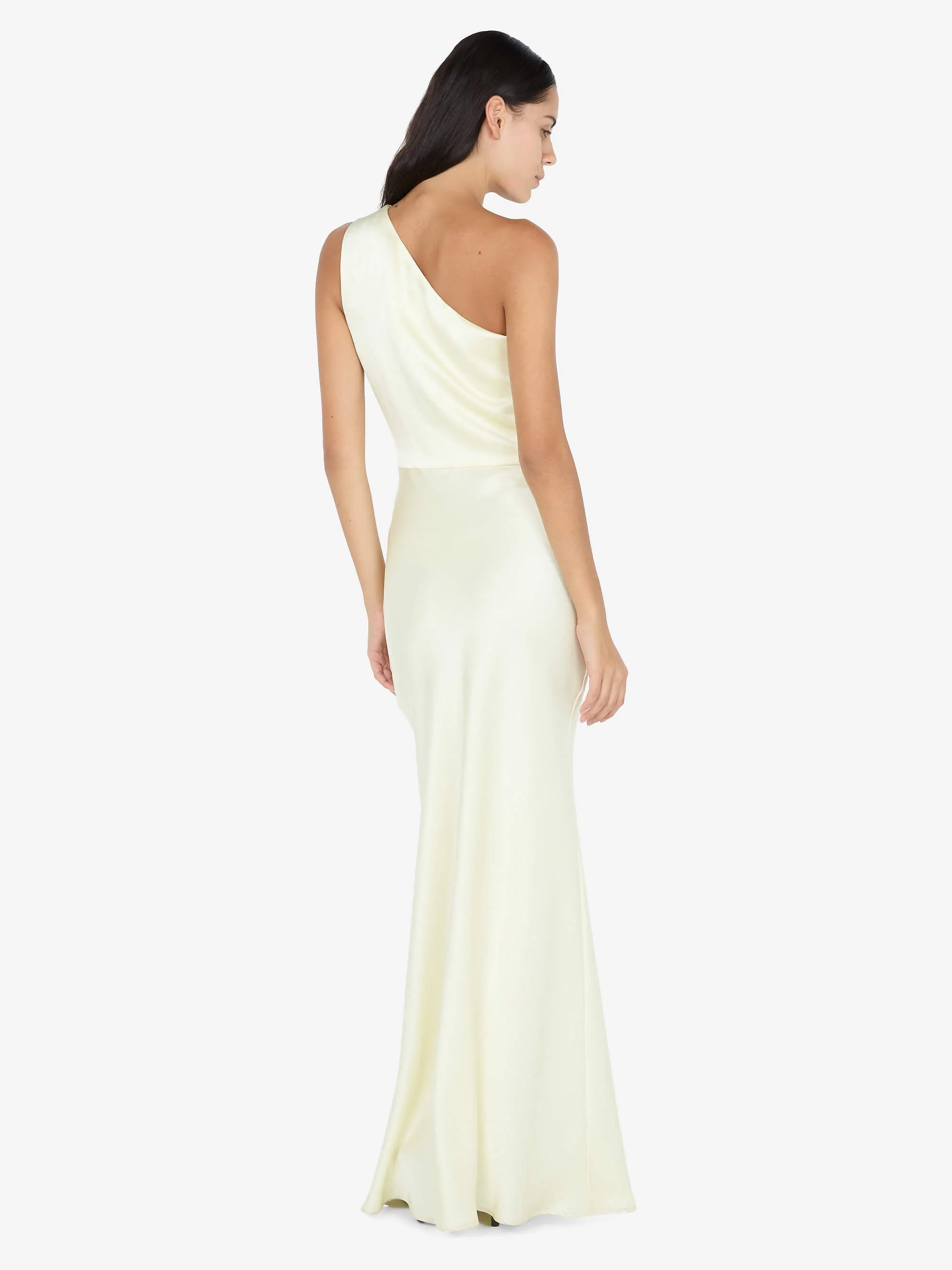 THE DREAMER ASYM DRESS - ICE YELLOW - Image 4