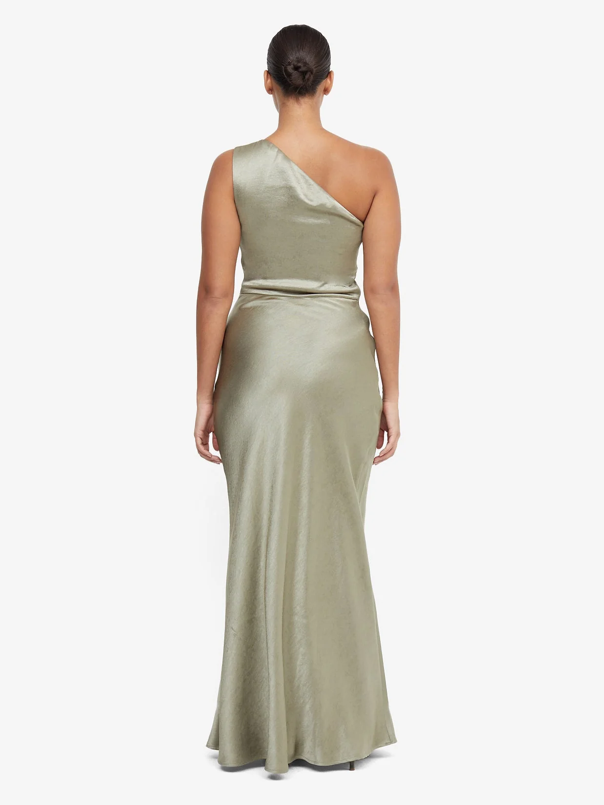 THE DREAMER ASYM DRESS - SAGE - Image 2