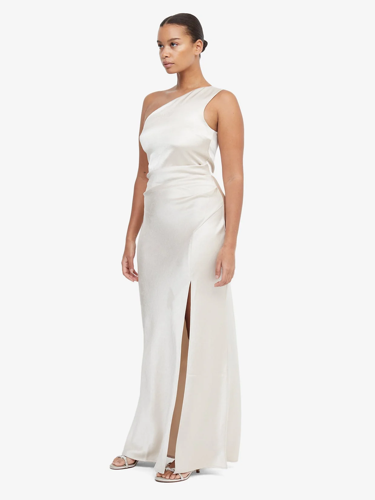 THE DREAMER ASYM DRESS - SAND - Image 3