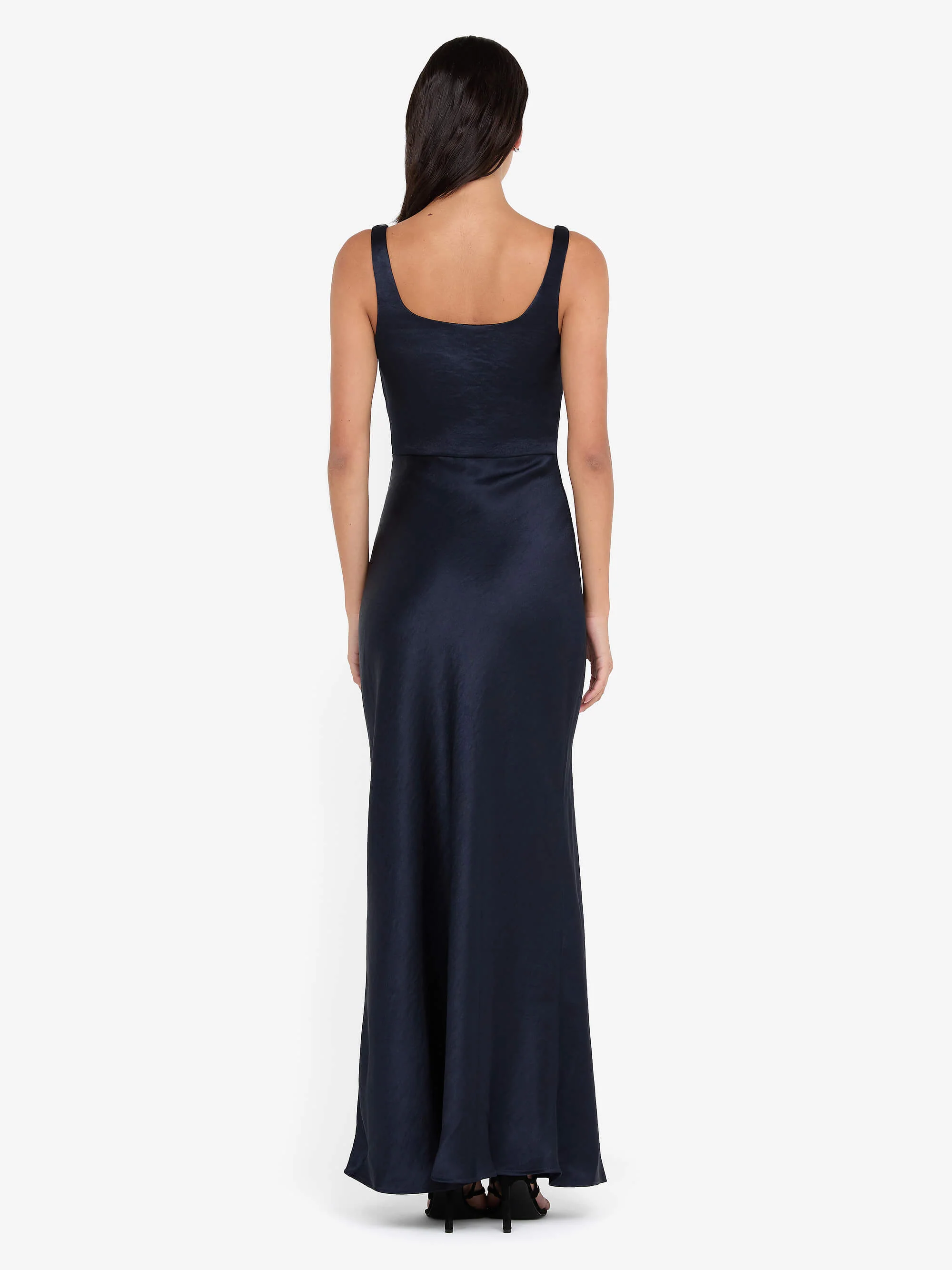 THE DREAMER SQUARE NECK DRESS - INK - Image 4