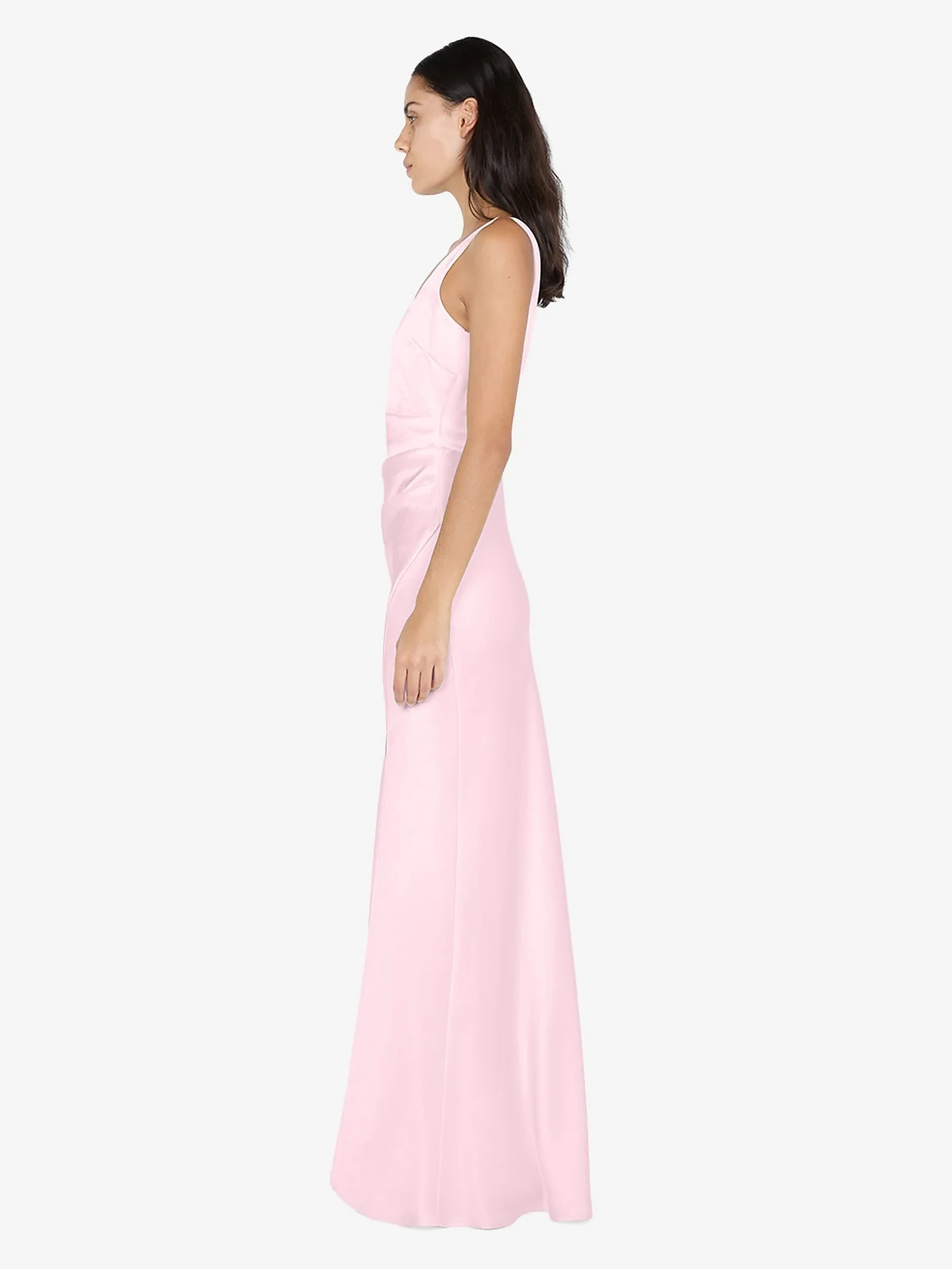 THE DREAMER SQUARE NECK DRESS - POWDER PINK - Image 3