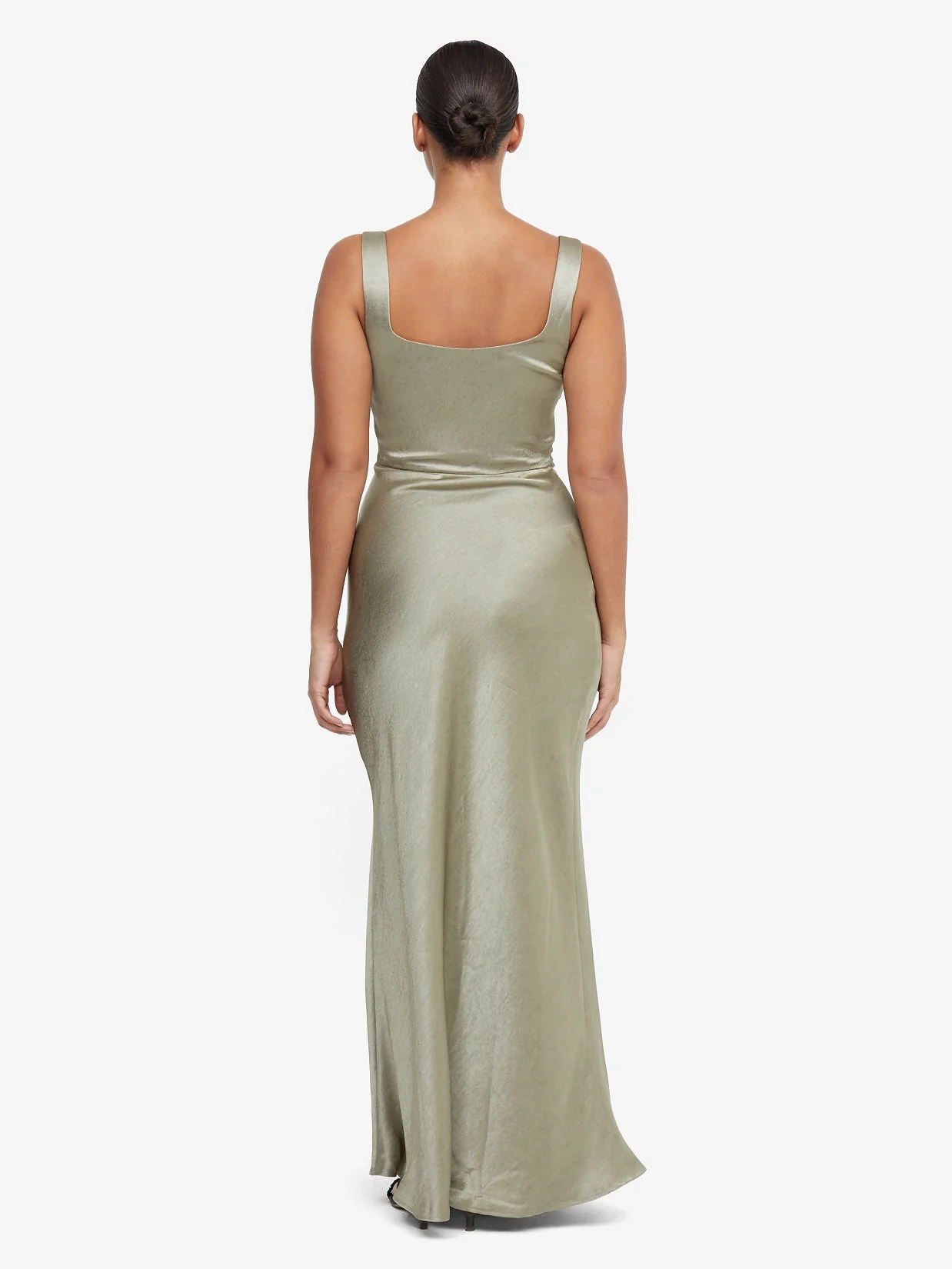 THE DREAMER SQUARE NECK DRESS - SAGE - Image 2