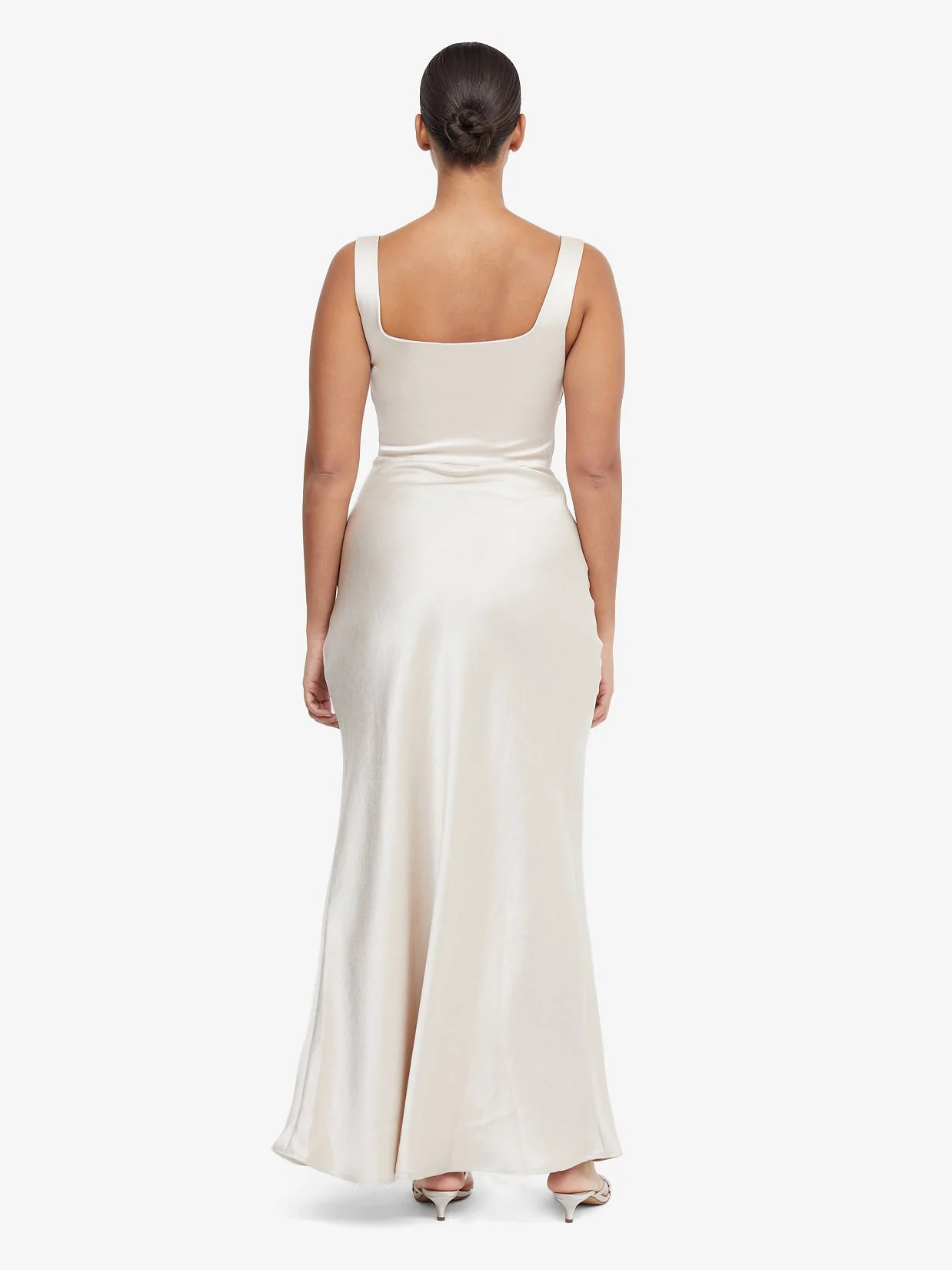DREAMER SQUARE NECK DRESS - SAND - Image 2