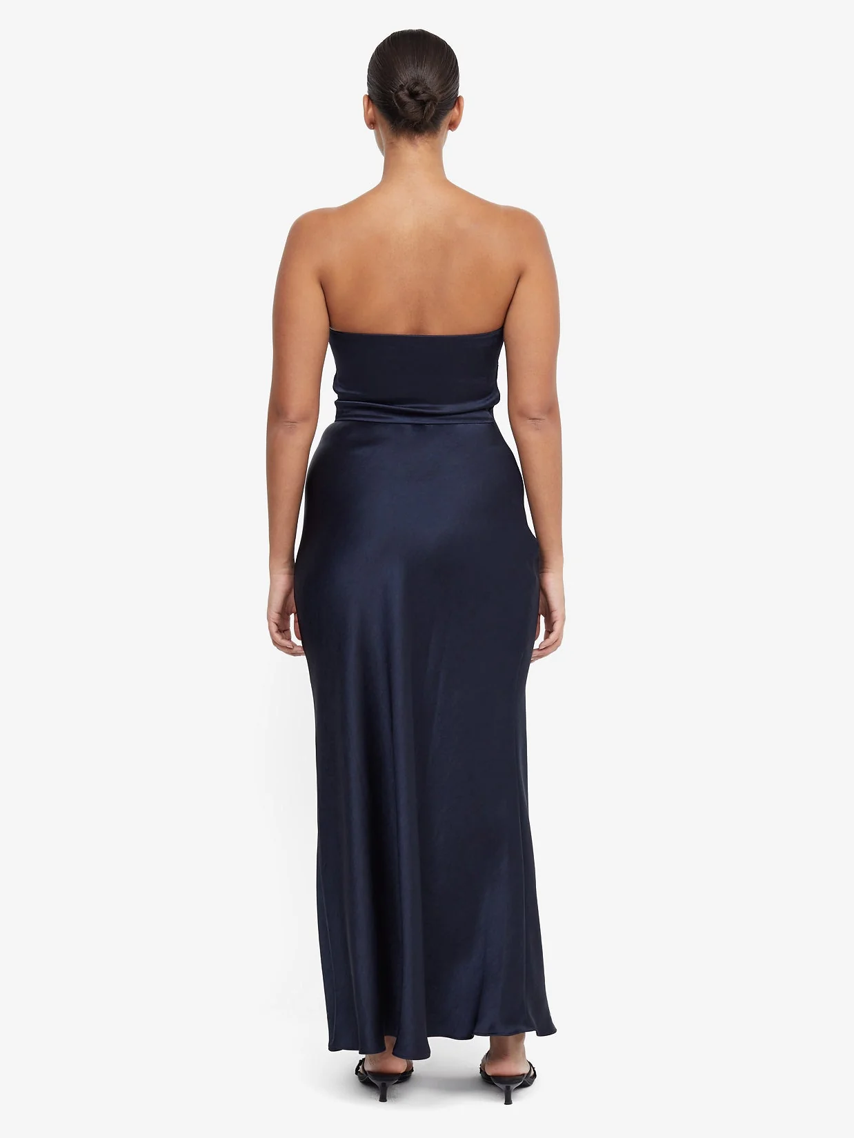 THE DREAMER STRAPLESS DRESS - INK - Image 3