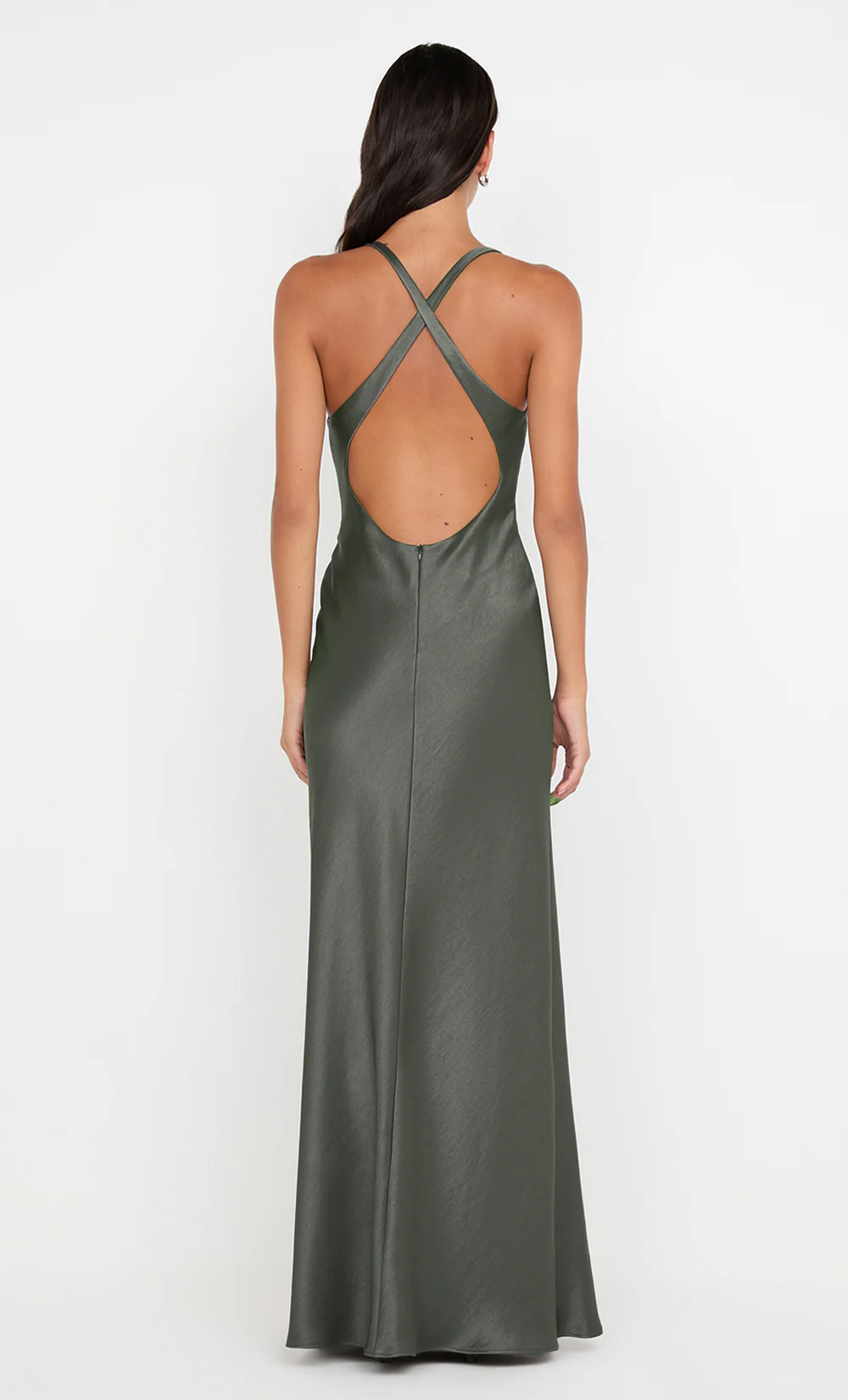 THE DREAMER V NECK DRESS - DARK WILLOW OLD - Image 2