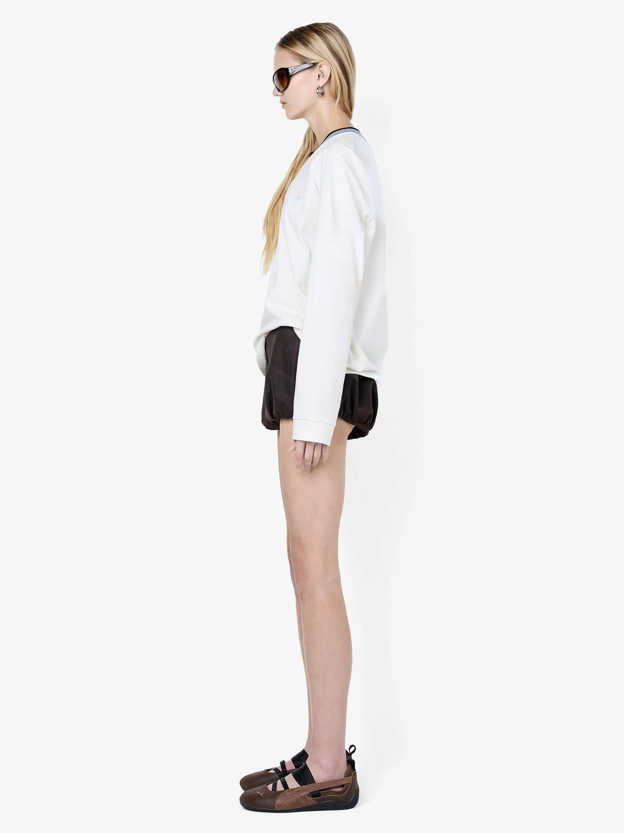 VARSITY LONG SLEEVE TEE - IVORY - Image 3