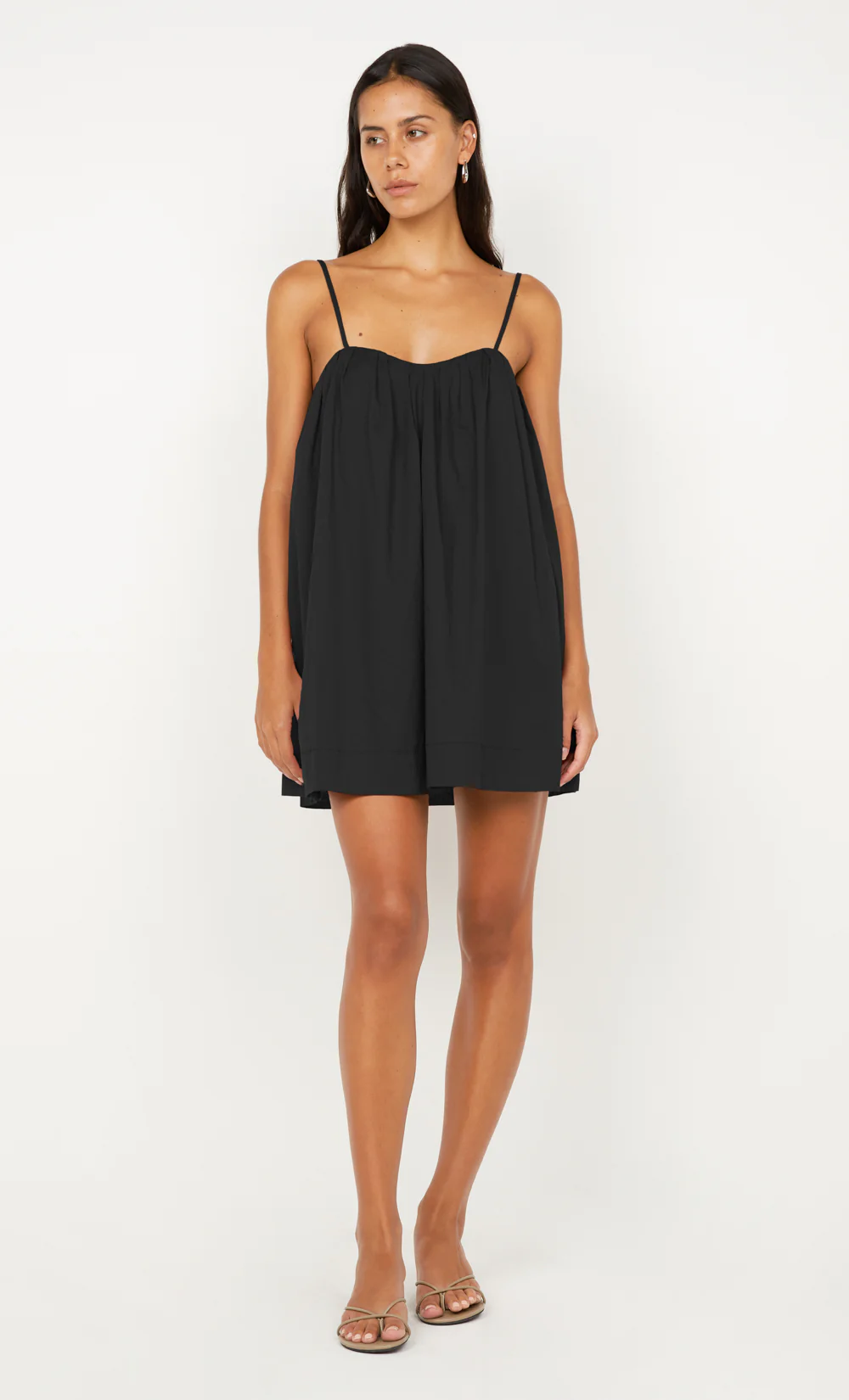 VIVIAN MINI DRESS - BLACK - Image 3